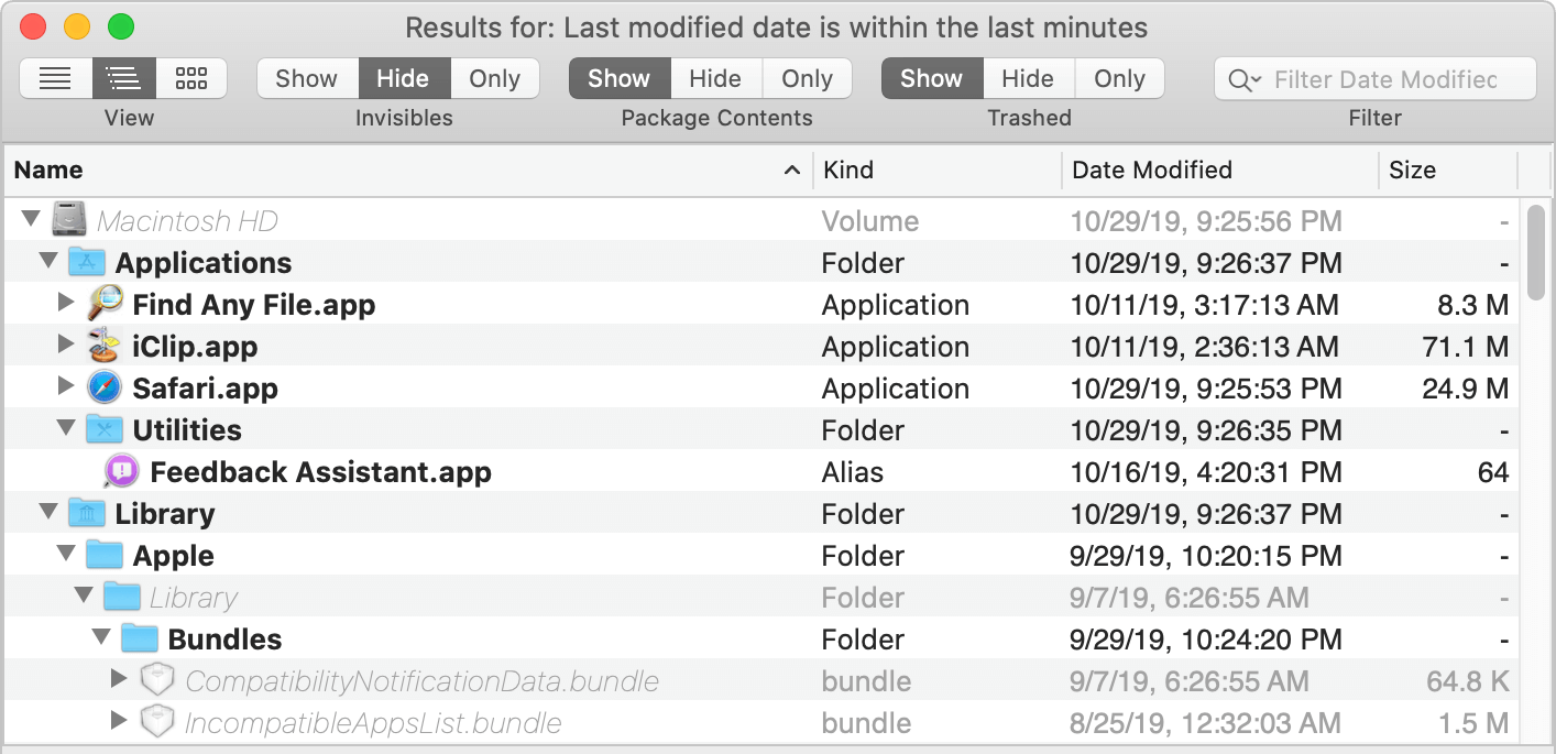 Find Any File for mac 2.4 b17 强大的文件查找器-MAC星球
